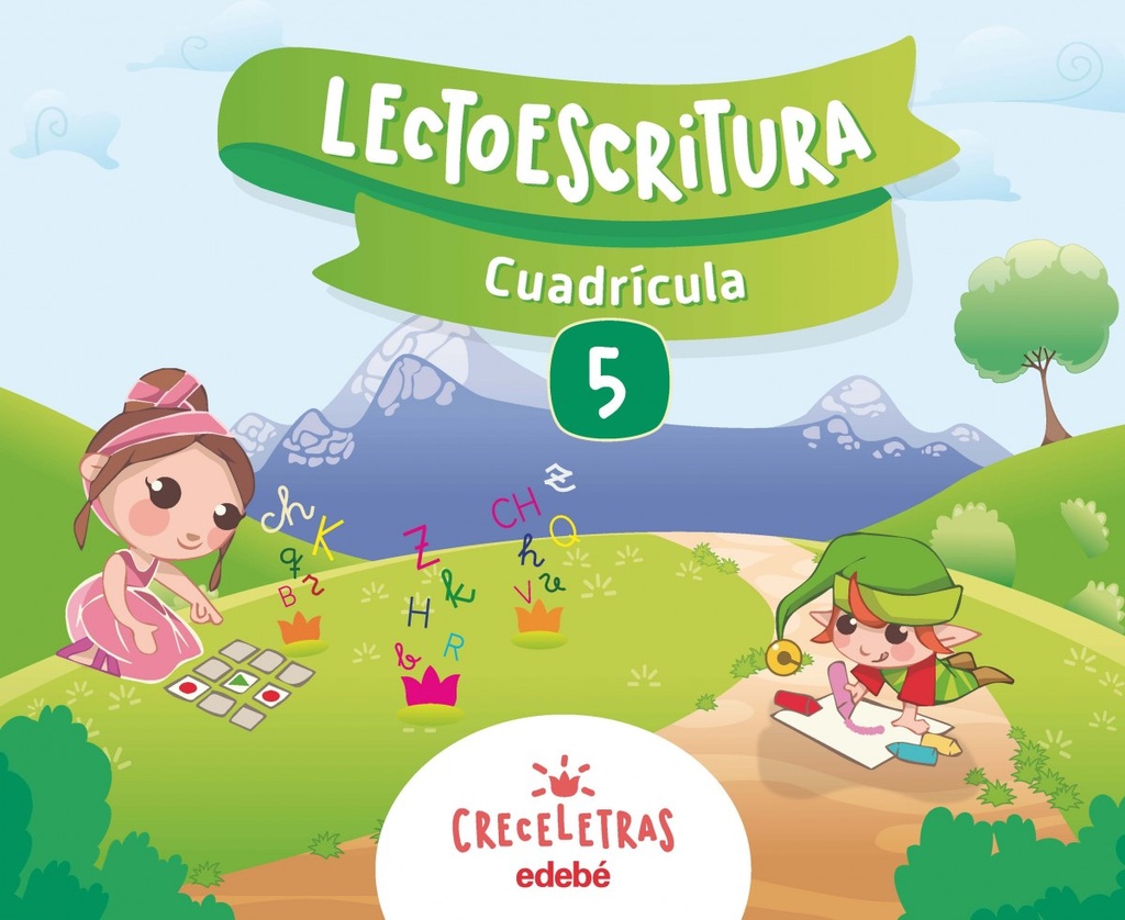 CUADERNO LECTOESCRITURA 5 CUADRICULA MONTESSORI