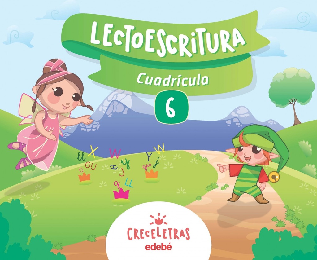 CUADERNO LECTOESCRITURA 6 CUADRICULA MONTESSORI