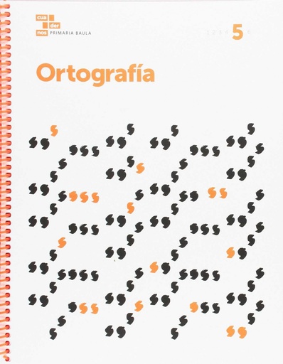 Ortografía 5e.primaria. Lengua castellana. Cataluña