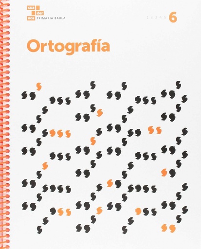 Ortografía 6e.primaria. Lengua castellana. Cataluña