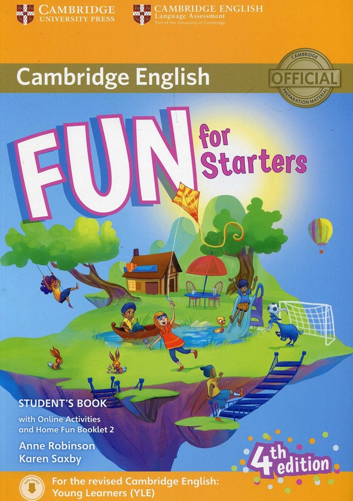 FUN FOR STARTERS 4ED SB/HOME FUN BOOKLET &amp;ONLINE ACT