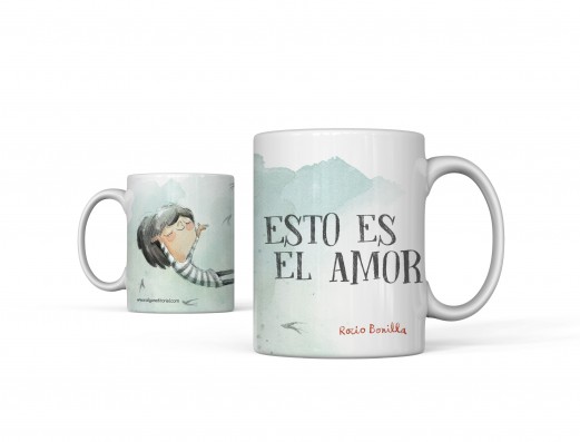 (23).TAZA ESTO ES EL AMOR.(MINIMONI)