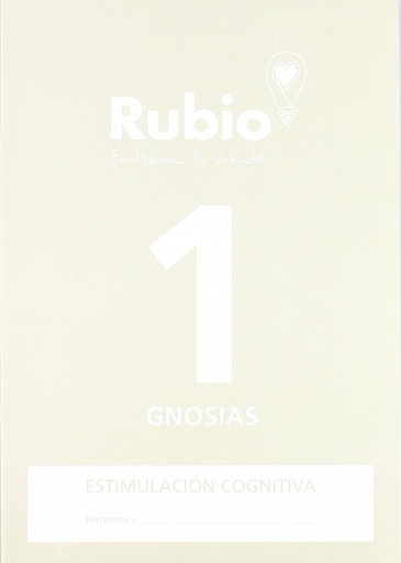 [ECG1] CUADERNO RUBIO A4 ESTIM.COGN.GNOSIAS 1 - Pack de 5 unidades