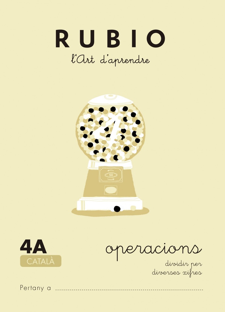 Rubio, l'art d'aprendre. Operacions 4A