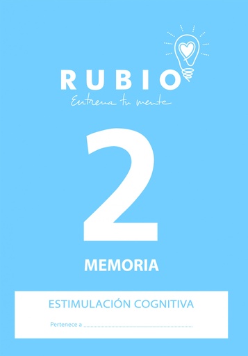 [ECM2] CUADERNO RUBIO A4 ESTIM.COGN.MEMORIA 2 - Pack de 5 unidades