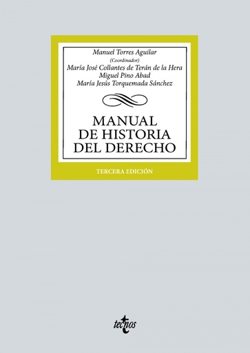Manual de historia del derecho