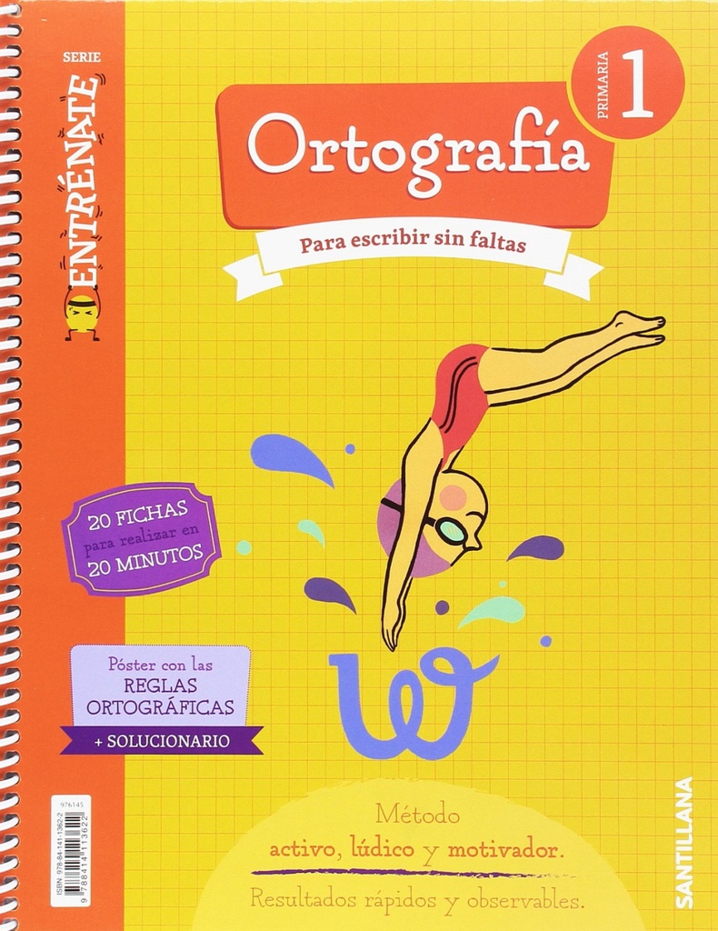 CUADERNO ORTOGRAFÍA 1ºPRIMARIA. ENTRÉNATE