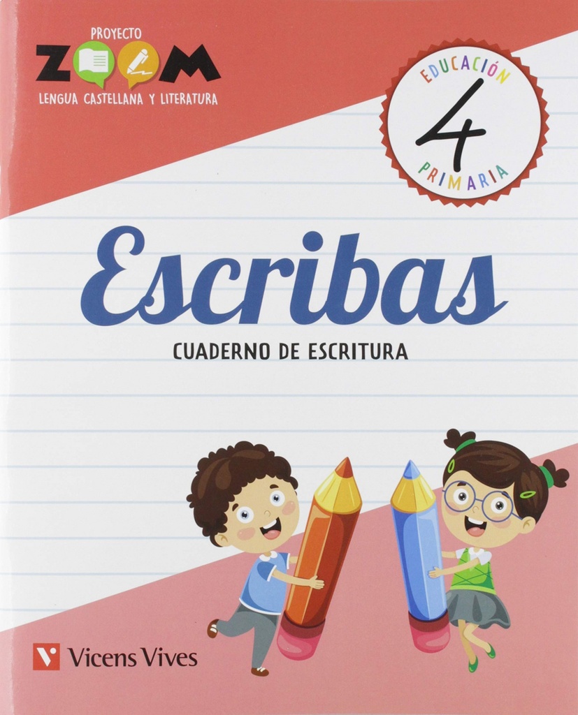 ESCRIBAS 4 CUADERNO DE ESCRITURA 4 PRIMARIA ZOOM