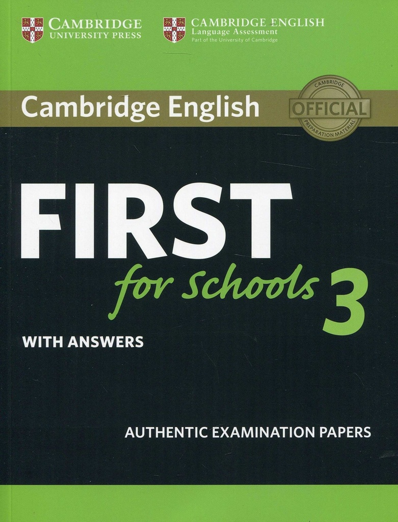 CAMBRIDGE ENGLISH FIRST 3