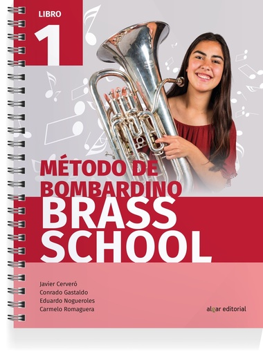 Método de bombardino Brass School. Libro 1