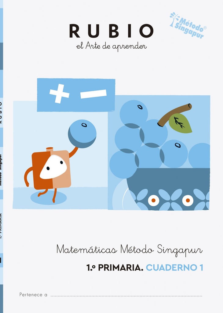 Matemáticas 3 cuadernos. Método Singapur 1ºprimaria Rubio