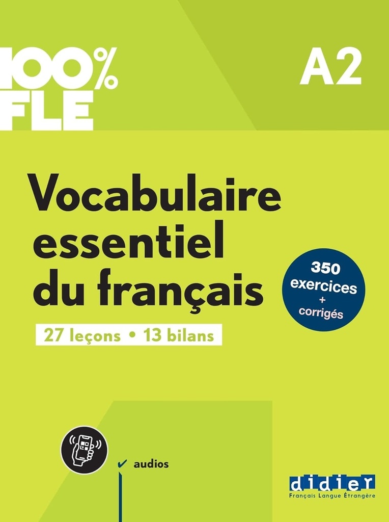 Vocabulaire essentiel a2 livre+audios