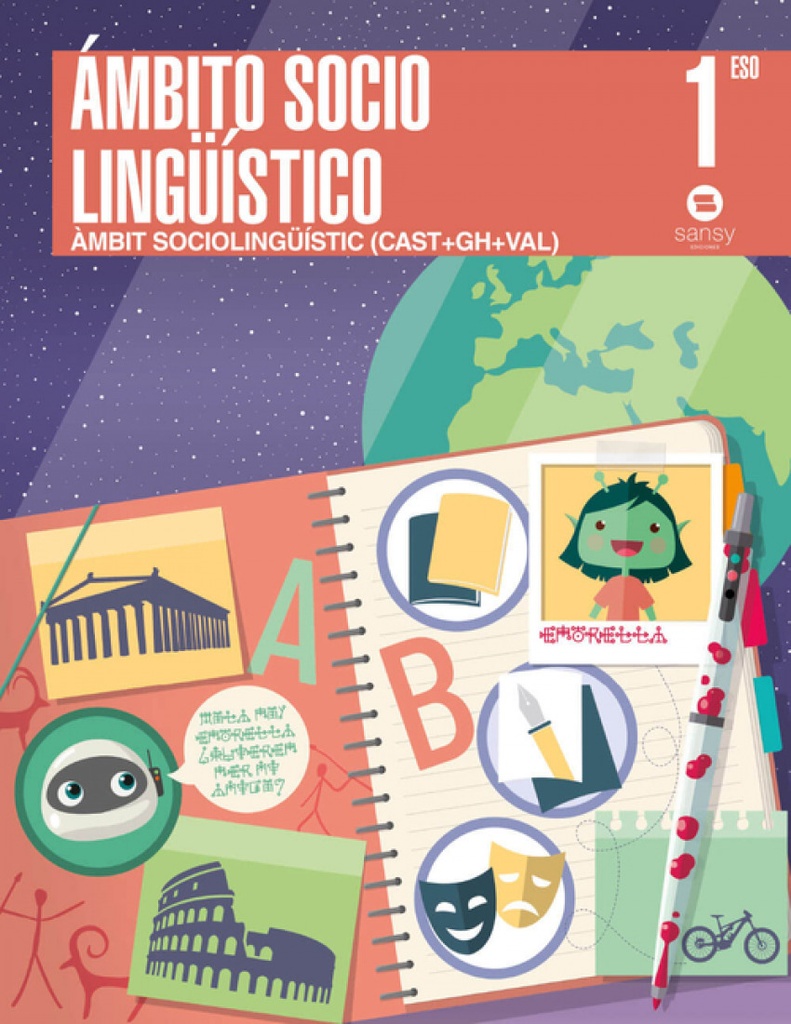 ÁMBITO SOCIOLINGUISTICO 1ºESO TRIMESTRAL