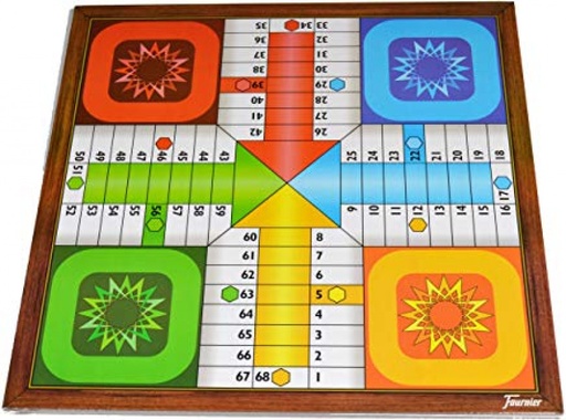 [130012253] TABLERO GRANDE PARCHIS/OCA 4 JUGADORES 40X40CM