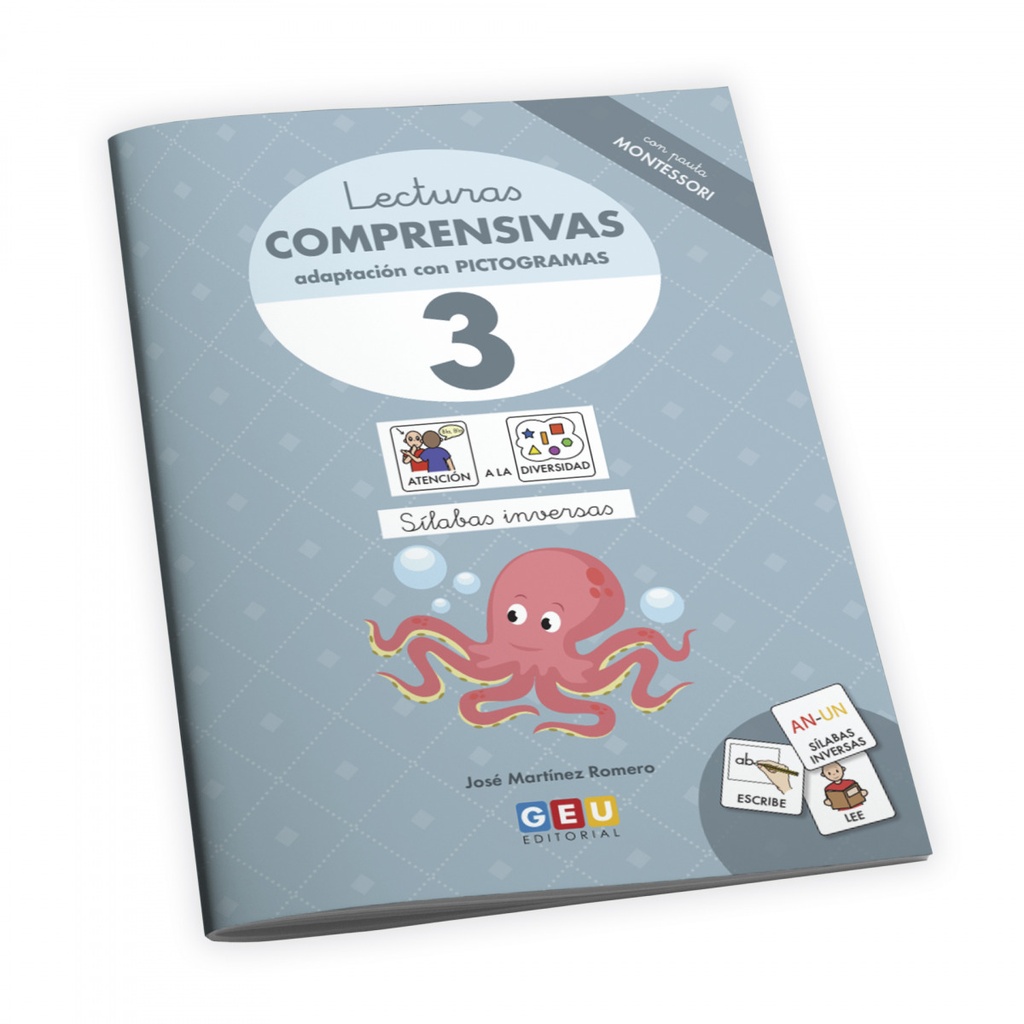 LECTURAS COMPRENSIVAS 3 EI CON PICTOGRAMAS PAUTA MONTESSORI