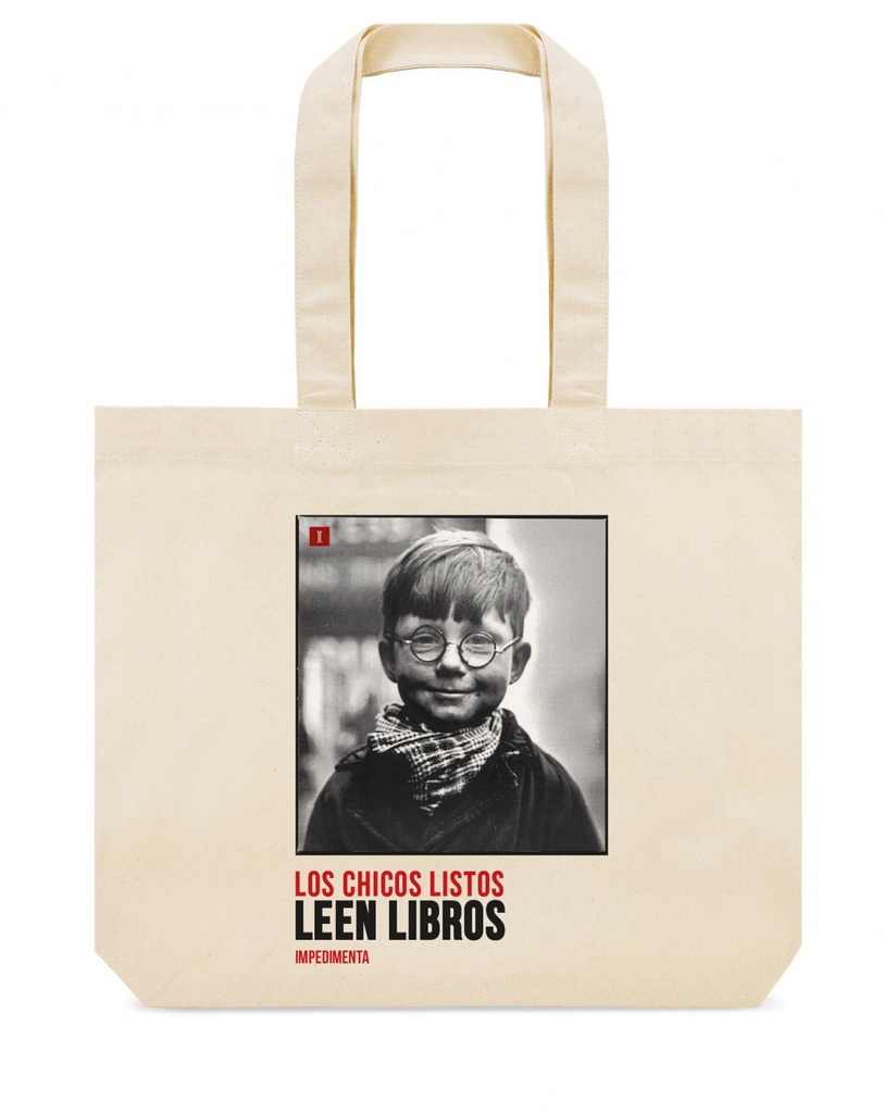 BOLSA DE TELA 'LOS CHICOS LISTOS LEEN LIBROS'