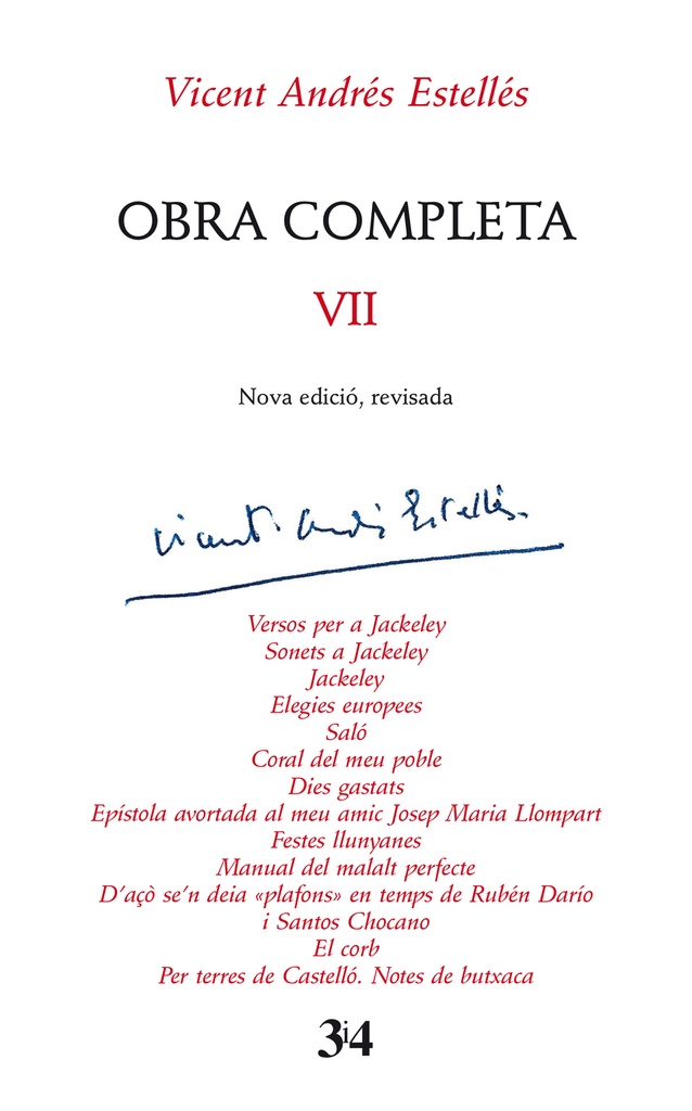 Obra completa revisada, volum 7