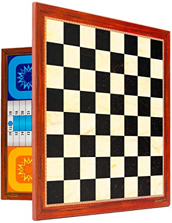 [130012255/F30040] TABLERO GRANDE PARCHIS/AJEDREZ 4 JUGADORES 40X40CM