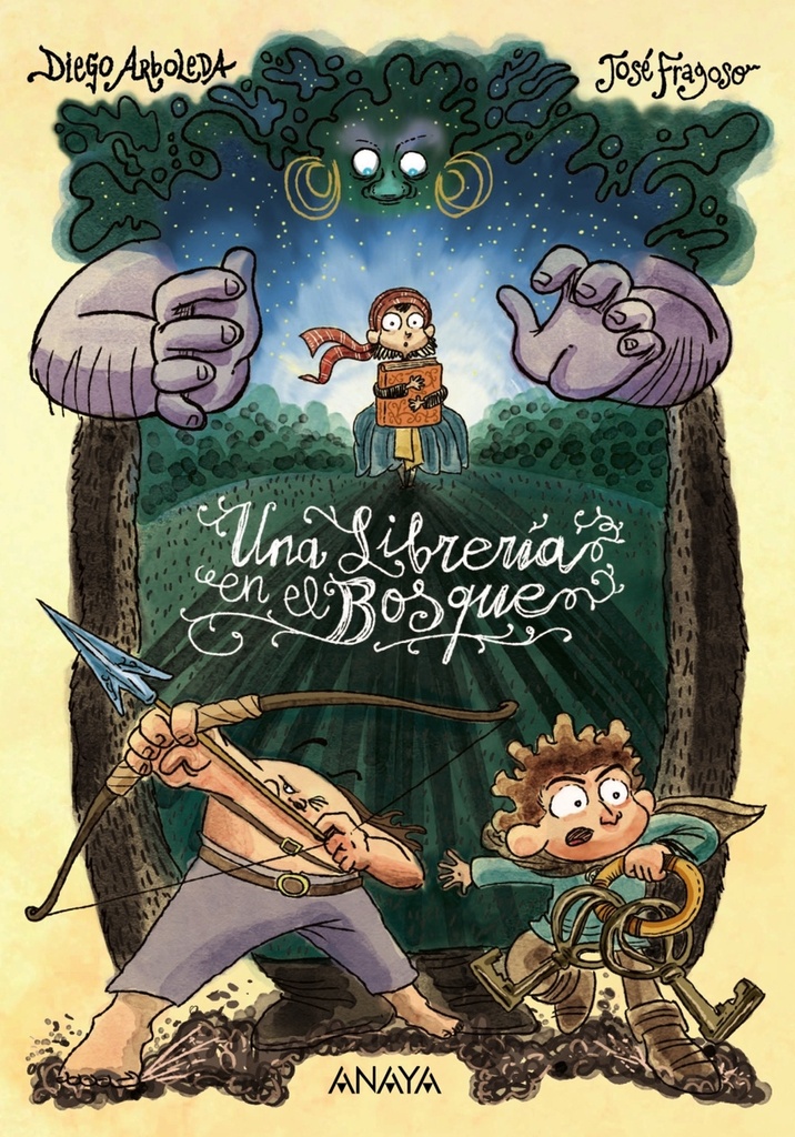 Una librería en el bosque