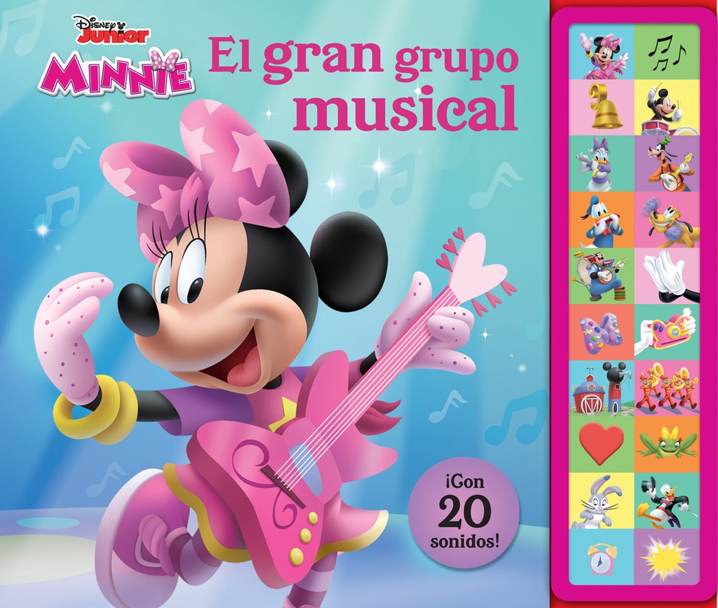 El gran grupo musical Minnie Mouse