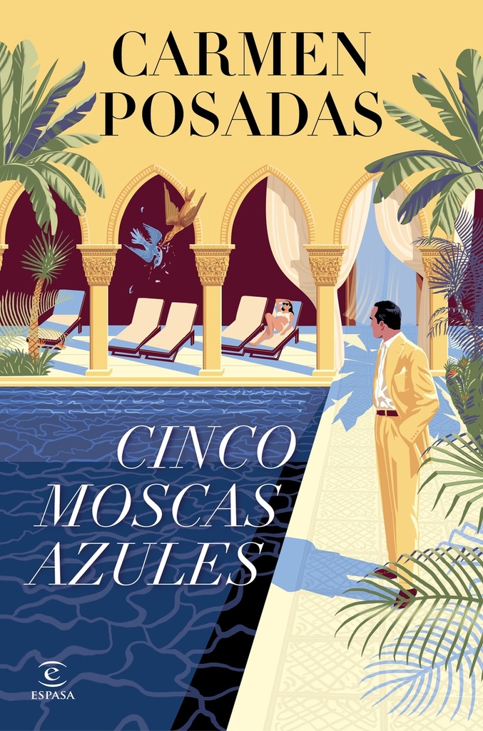 Cinco moscas azules