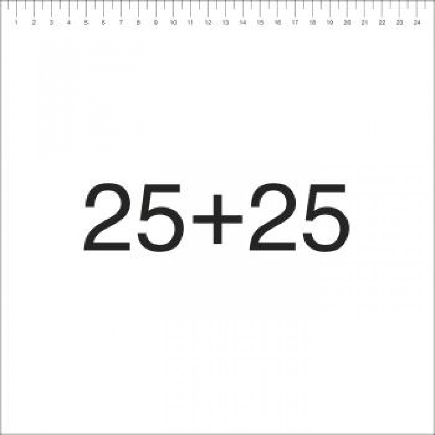 25 + 25