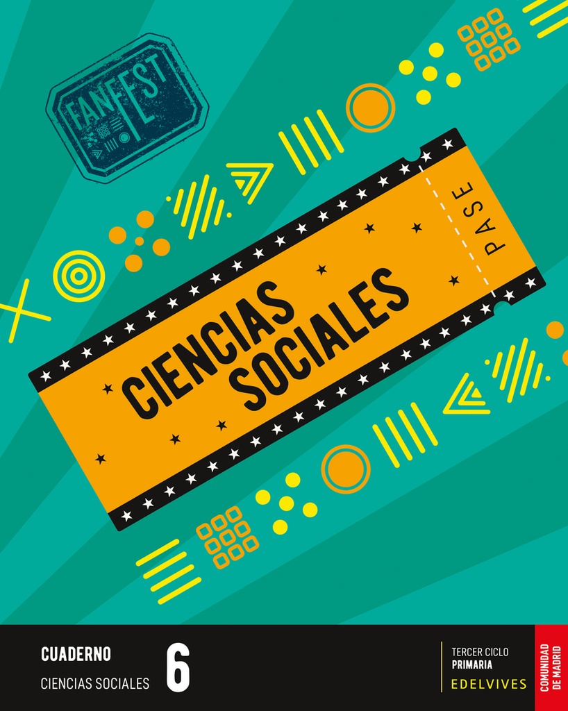 CUADERNO CIENCIAS SOCIALES 6ºPRIMARIA. FANFEST. MADRID 2023