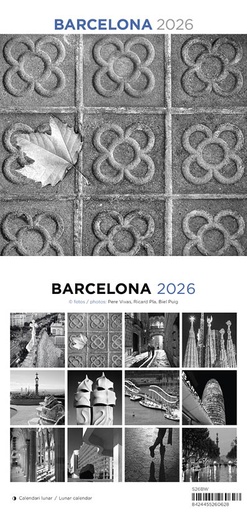 Cal. 2026 ST (14x15 cm) Barcelona Black &amp;White
