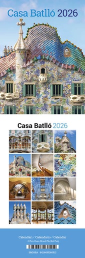 Cal. 2026 ST Mini (9x12 cm) Casa Batlló