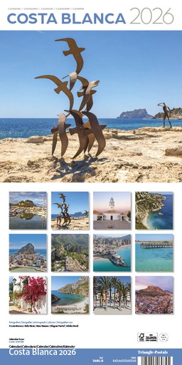 Cal. 2026 Pared (16x16 cm) Costa Blanca-B (Moraira)