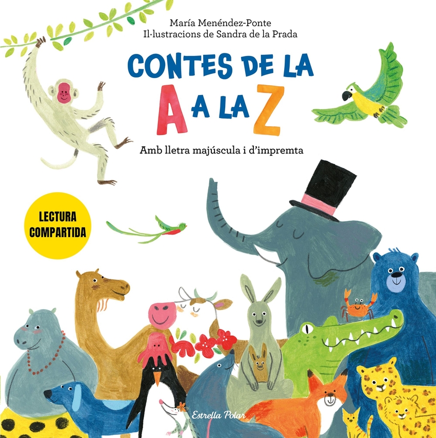 Contes de la A a la Z. Lectura compartida amb lletra de pal i d'impremta