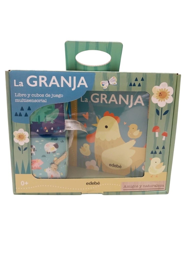 LA GRANJA. Libro y cubos de juego multisensorial