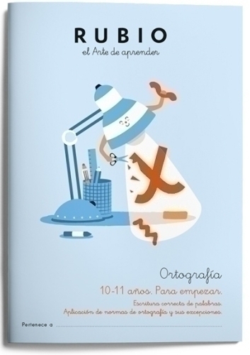 [ORT5] CUADERNO RUBIO ORTOGRAFIA 5 10-11 AÑOS - Pack de 5 unidades