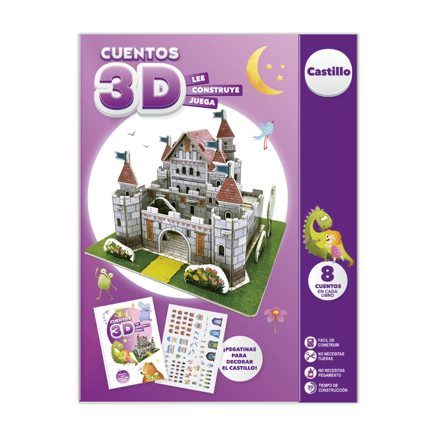 CUENTOS PARA IMAGINAR Y CONSTRUIR 3D - CASTILLO