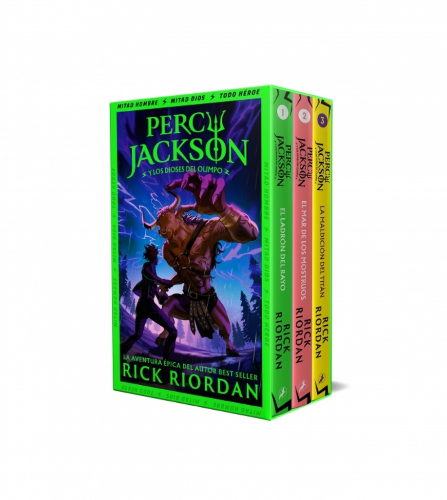 PACK PERCY JACKSON Y LOS DIOSES DEL OLIMPO (1,2 Y 3)