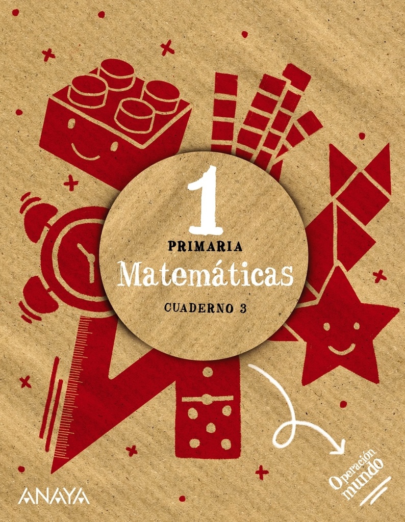 CUADERNO MATEMÁTICAS 3-1ºPRIMARIA. OPERACIÓN MUNDO 2023