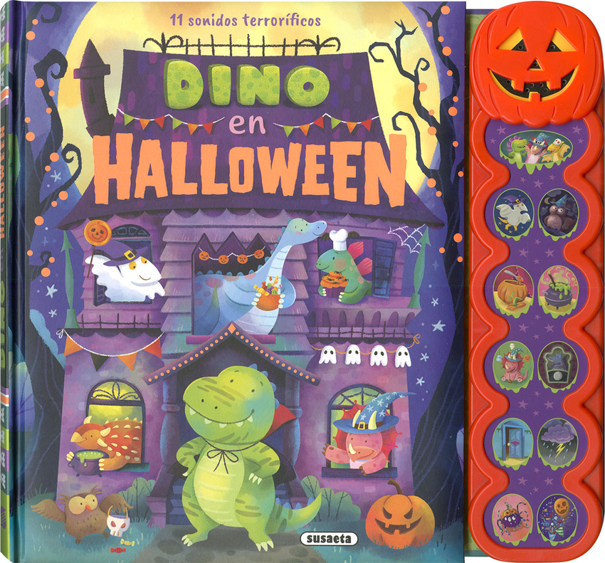 Dino en Halloween