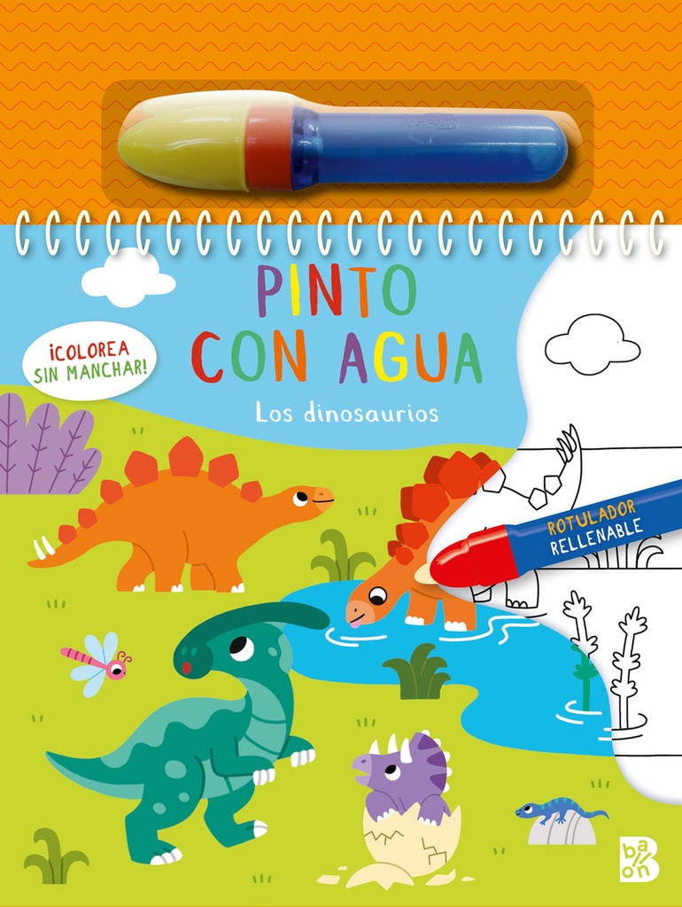 PINTO CON AGUA-LOS DINOSAURIOS