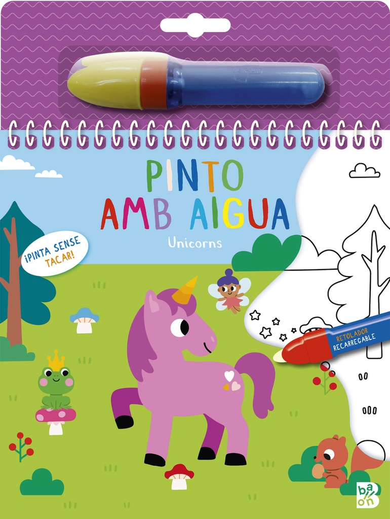 PINTO AMB AIGUA-UNICORNS