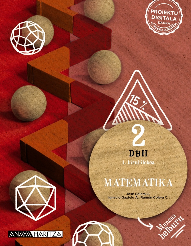MATEMATIKA 2ºDBH. MUNDUA HELBURU. EUSKADI 2023