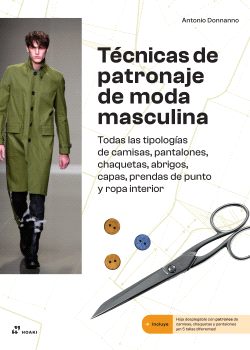Técnicas de patronaje de moda masculina