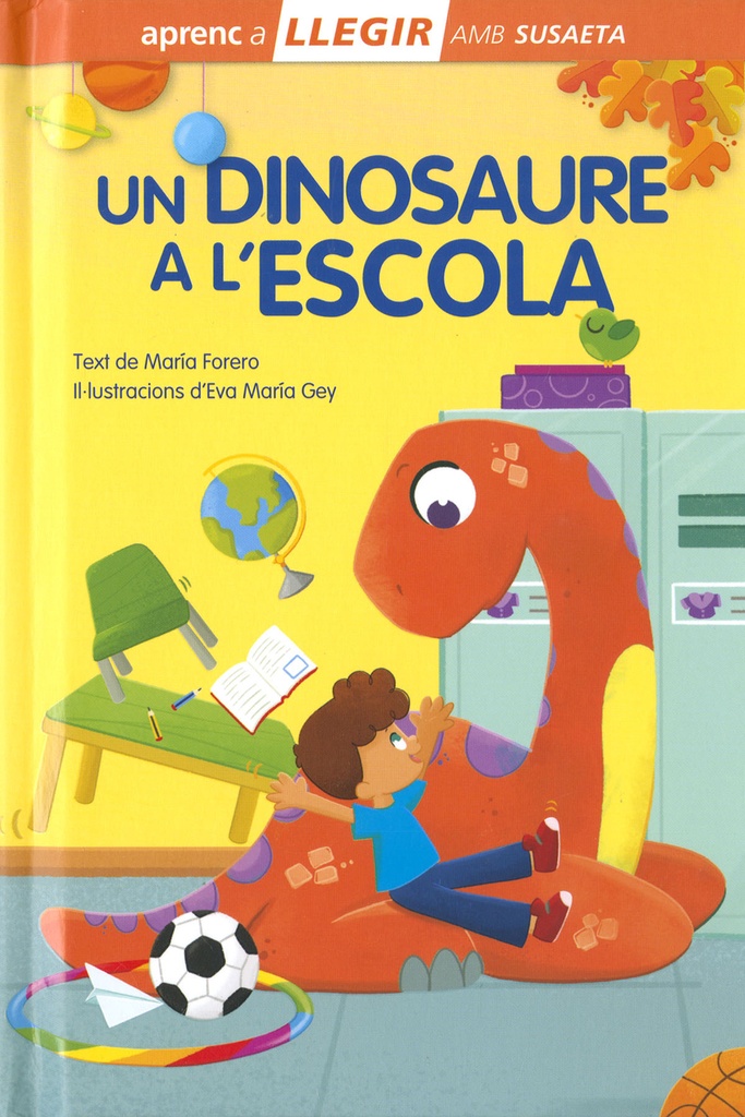 Un dinosaure a l'escola