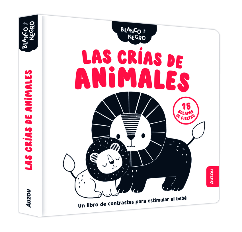 Blanco y negro. Las crías de animales