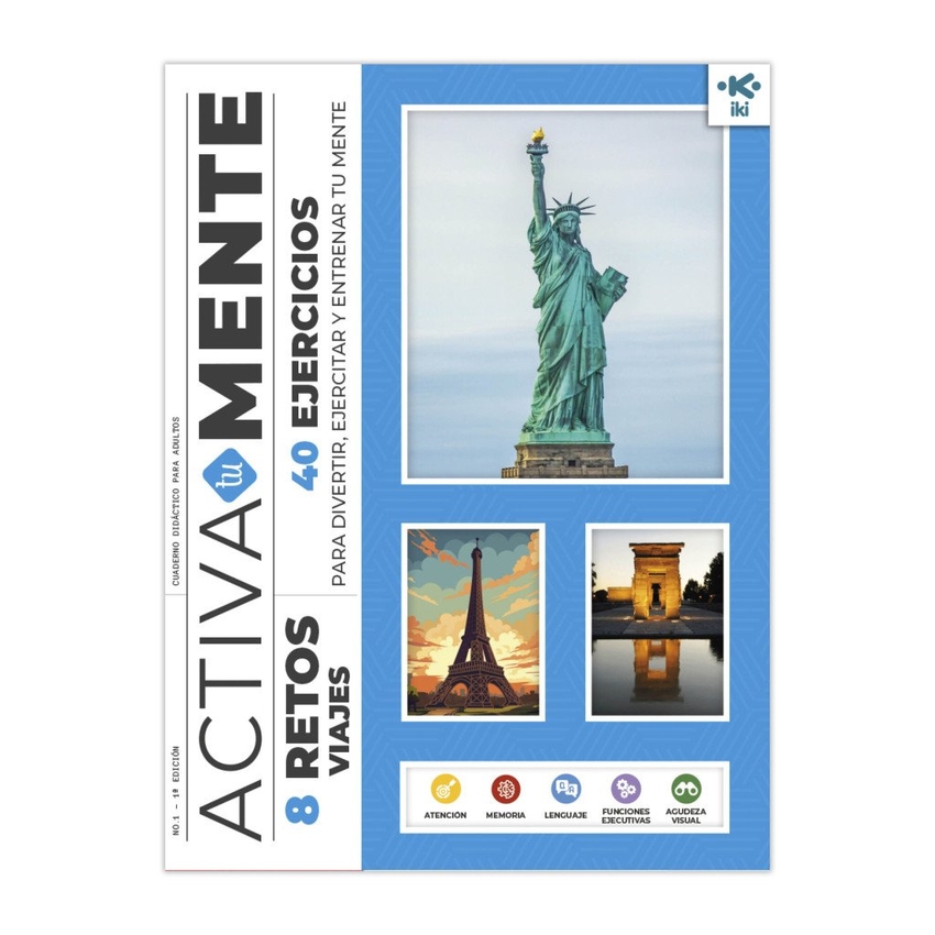 ACTIVA TU MENTE RETOS TEMÁTICOS - VIAJES 1