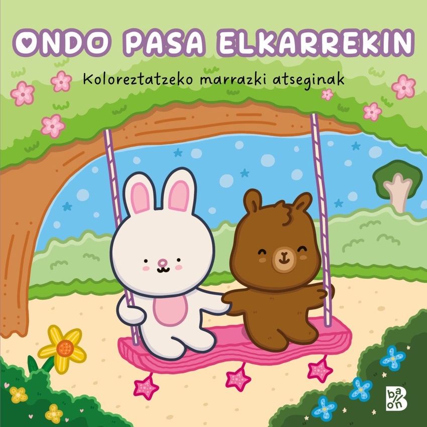 KOLOREZTATZEKO MARRAZKI ATSEGINAK-ONDO PASA ELKARREKIN