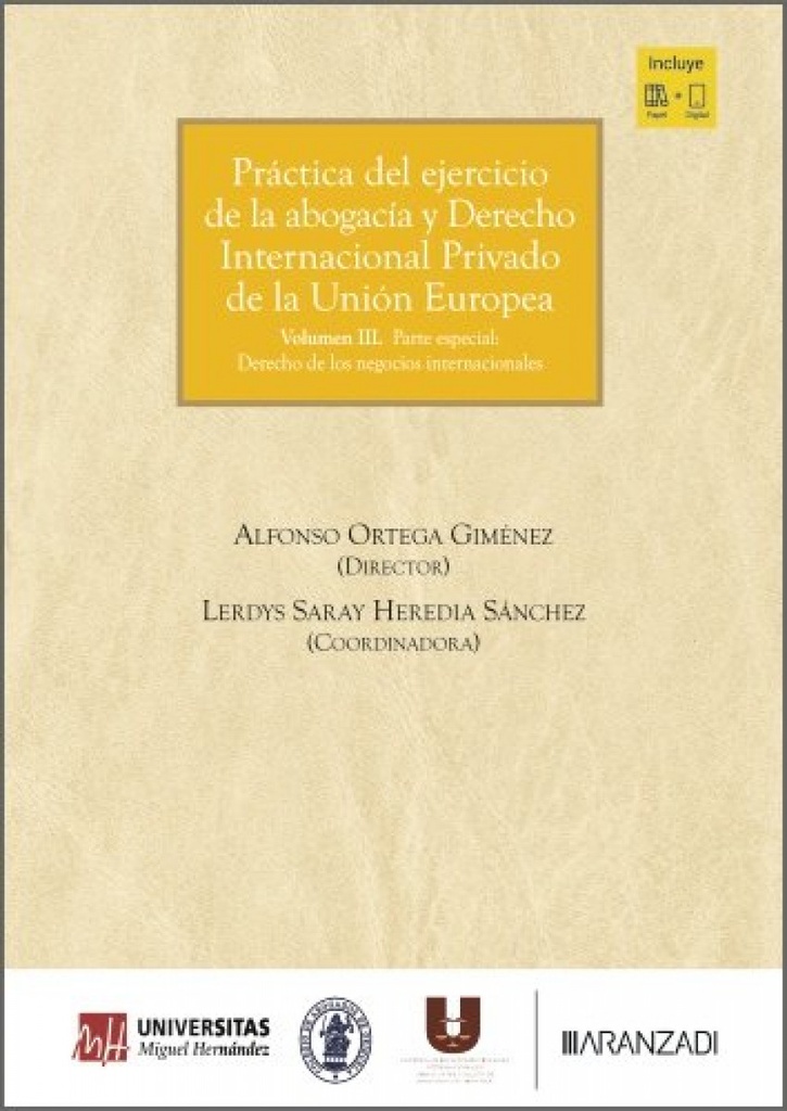 Práctica del ejercicio de la abogacía y derecho internacional pri