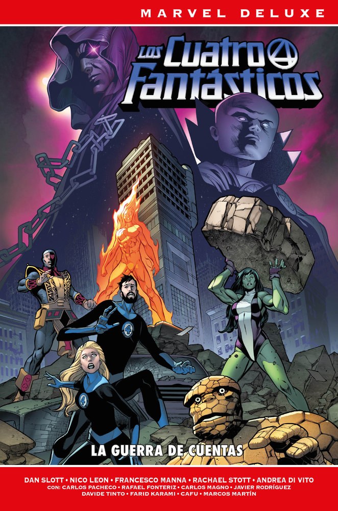 LOS CUATRO FANTASTICOS 4- LA GUERRA DE CUENTAS- MARVEL DELUXE