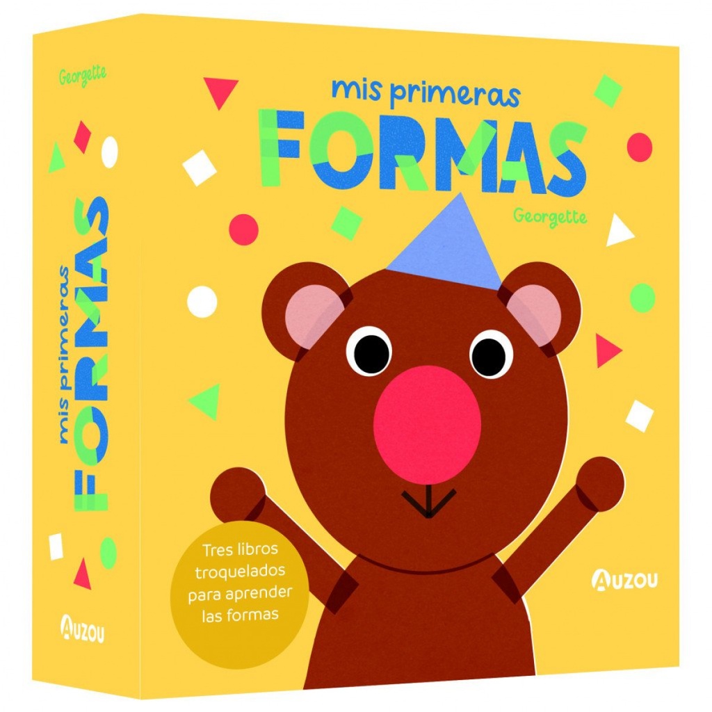 MIS PRIMERAS FORMAS. COFRE CON TRES LIBROS PARA BEBES