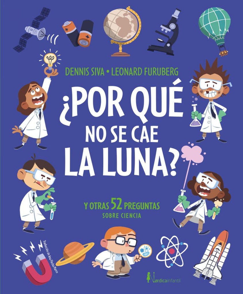 ¿Por qué no se cae la luna?