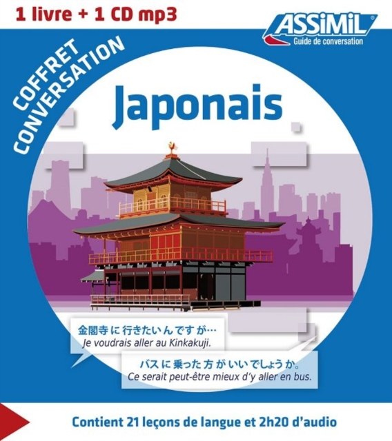 COFFRET CONVERSATION JAPONAIS : 1 LIVRE + 1 CD MP3